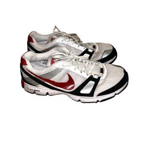 Nike Dual Fusion TR White/Red/Black Athletic Running  Dad Shoes Men’s Size 14